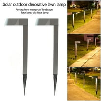 AZXY 2pcs Solar Lights for Outside,Solar Landscape Lights Outdoor Waterproof,Solar Pathway Lights Clearance,Led Solar Lights for Walkway Path Garden