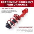 thumbnail image 5 of TOPAZ Red Front Complete Struts w/Coil Springs Shock Absorbers Assembly 182367 + 182368 Compatible with 2007-2012 Dodge Caliber 2007-2010 Jeep Compass Patriot 172368, 172367, 5 of 9