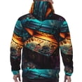 thumbnail image 3 of Bingfone Underwater Treasure Chest Men's Drawstring Hoodie Long Sleeve Pocket Sweatshirts-Large, 3 of 6