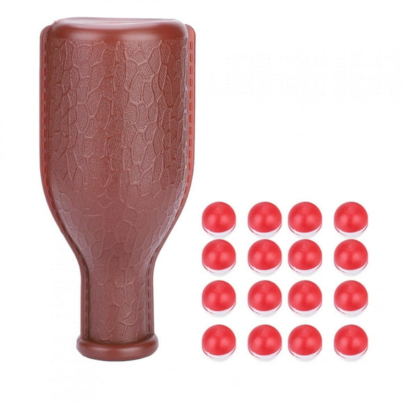 Dice Bottle, Great 16 Numbered Brown Billiards Dice, For , Pea And Pill Pool And Others Indoor, Outdoor Game