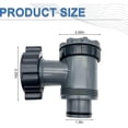 thumbnail image 2 of Swimming Pool Shutoff Valve - Above Ground Pool Shutoff Valve - Pool Inlet Nozzle - Replacement Parts - Shutoff Valve for Above Ground Pool and Pool F, 2 of 5