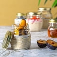 thumbnail image 4 of Bormioli Rocco Quattro Stagioni Clear Airtight Mason Jars - 8.5 oz. (Set of 4), 4 of 4