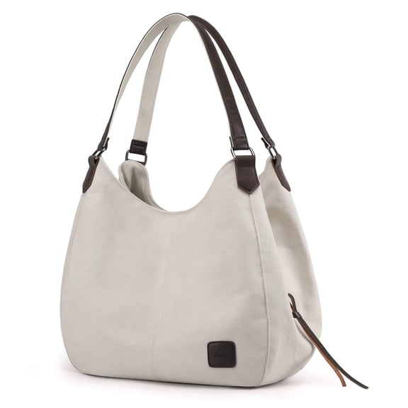 Canvas Multi-pocket Hobo Bags for Women | Fashion Daily Shoulder Tote, Practical Purses and Handbags for Travel Work