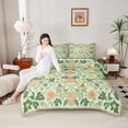 thumbnail image 4 of Homewish Wild Flower Queen Comforter Set,Rustic Farmhouse Cabin Bedding Sets,Boho Wild Floral Bedding Comforter Set For Girls Teens,Ultra Soft Home Decor Reversible,3 Pieces, 4 of 8