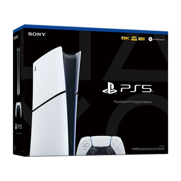 Consola PlayStation 5 Slim Edición Digital Sony 1TB SSD NVMe PCIe 4.0 Color Blanco