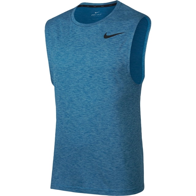 Nike - Camiseta de tirantes de entrenamiento para hombre, color azul, XL Nike Camiseta sin mangas