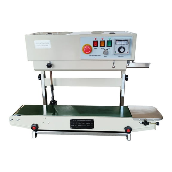 INTSUPERMAI FR-770 Continuous Sealer Vertical Sealing Machine with Bracket PVC Bag Sealer