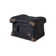 thumbnail image 1 of Almencla Urne Commémorative en Forme d'Os pour Animaux de Compagnie, Funérailles Extérieures pour Chat et Chien, Rangement des Cendres, Noir, 1 of 8
