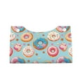 thumbnail image 2 of Kdxio Colorful Donut Print Tissue Box Cover,Modern PU Leather Rectangular Tissue Box Holder for Bathroom Living Room Bedroom Office Desk Car Home, 2 of 9
