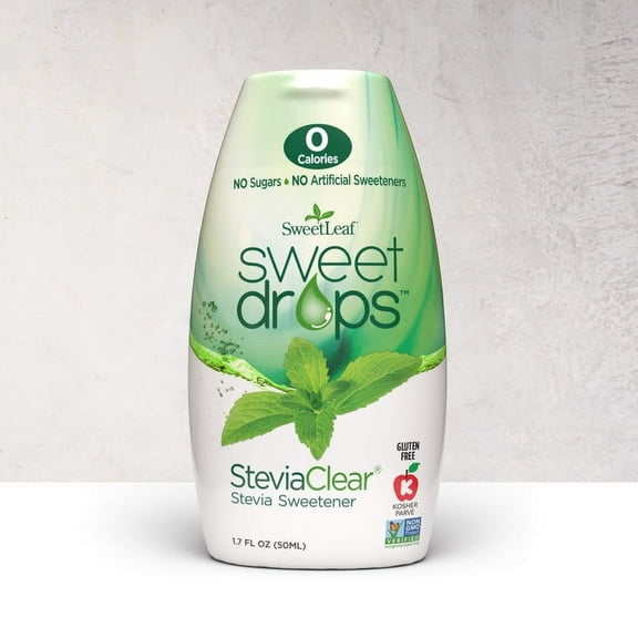 Pack of 12, Sweetleaf SteviaClear® Sweet Drops®, 1.7 oz