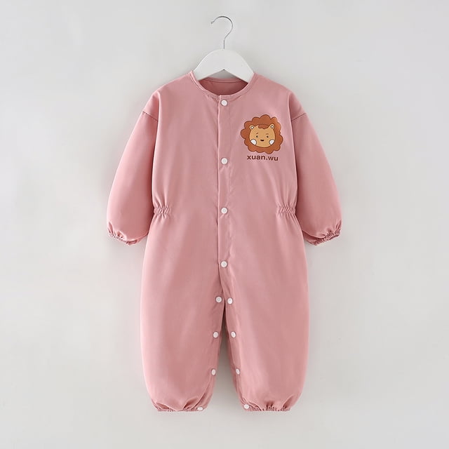 Mono de una pieza para bebé, ropa de escalada, ropa protectora de una pieza para bebé, ropa de escalada impermeable y antisuciedad de cuerpo completo para niños, otoño e invierno