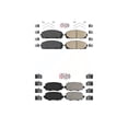 thumbnail image 1 of AmeriBRAKES Front Rear Ceramic Disc Brake Pads Kit For 2014-2022 Jeep Cherokee With Dual Piston Caliper KNF-101035, 1 of 8