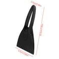 thumbnail image 3 of Plastic Snow Shovel 20.5x9.5x1cm Multi-Functional Mini Car Snow Shovel with Silicone Handle for Ice and Snow Removal Portable Winter Emergency Tool,Black(1PCS) JASKFLY, 3 of 8