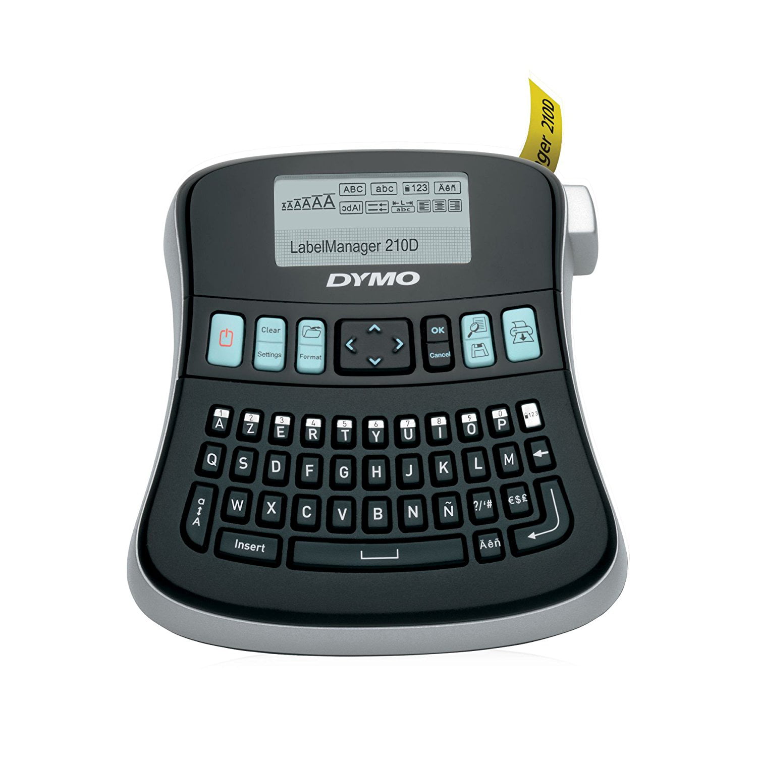 DYMO LabelManager 210D All Purpose Label Maker with Large Display and QWERTY Keyboard 1738345