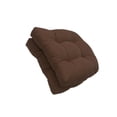 thumbnail image 4 of Cojines de asiento de patio de mimbre para interior y exterior, cojines de asiento con mechones, cojines para muebles de patio, juego de 2 para patio, Color café, 4 of 8