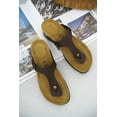 thumbnail image 7 of Project Cloud 100% Genuine Leather Womens Sandals Memory Foam Women Footwear (Belize), 7 of 7