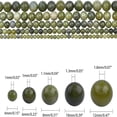 thumbnail image 5 of 1Box 273pcs Natural TaiWan Jade Beads Green Rock Bead 4mm 6mm 8mm 10mm 12mm Nature Jasper Beads Round Loose Gemstone Beads Energy Stone for Bracelet Necklace Jewelry Making, 5 of 7