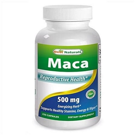 BEST NATURALS Maca 500 mg 250 CAP