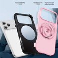 thumbnail image 4 of For iPhone 18 Pro Phone Case Magnetic 360° Rotating Holder Drop Protector Cover,Pink ,For iPhone 18 Pro, 4 of 8