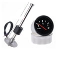 thumbnail image 1 of 0-190 Ohm Fuel Level Gauge With Fuel Level Sensor 52mm Fuel Level With Red Backlight Oil Indicator Range Sensor ,High Sensitivity & Precision, 1 of 7