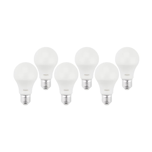 Paquete de 6 focos LED Philips 12W luz fría blanca