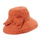 thumbnail image 1 of Sombrero de sol plegable para mujer, visera de ala ancha de algodón con lazo, para verano, playa, viajes, UPF UV, 1 of 5