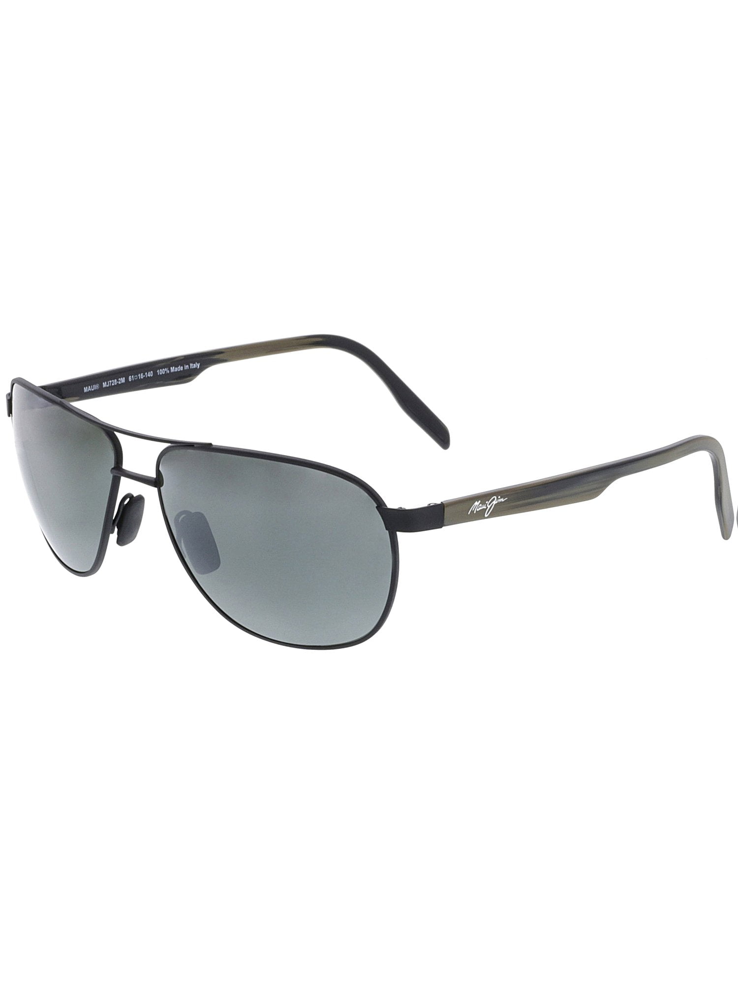 Maui Jim Maui Jim Men's Polarized Castles 7282M Black Aviator