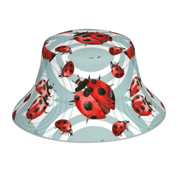 Fotbe Insects Sombrero Tipo Pescador con Estampado – Sombrero de Sol de Algodón de Moda para Playa, Golf, Pesca