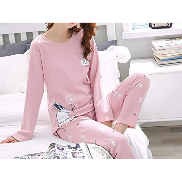 Pink bunny pajamas walmart sale