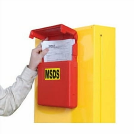 JUSTRITE 23303 Document Box,10-1/4 In. W,2-1/4 In. D