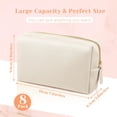 thumbnail image 2 of Bolsa de maquillaje Dunzy de piel sintética impermeable para cosméticos, 2 of 7