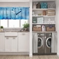 thumbnail image 3 of LALILO Kitchen Curtain Valance Beautiful Landscape Autumn Rod Pocket Window Curtain 52"x 18" Set of 2, 3 of 7