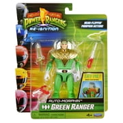 Mighty Morphin Power Rangers: Re-Ignition - Auto-Morphin Green Ranger Action Figure for kids 4+ by Playmates Toys
