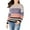 Multicoloured - pink, variant on Lucky Brand Womens Bold Stripe Pullover Sweater, Multicoloured, X-Small