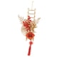 thumbnail image 3 of Adorno de puerta del Festival de Primavera, colgante de año chino con borla decorativa roja Estilo C, 3 of 9