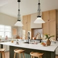 thumbnail image 3 of 52581BK Kichler Lighting Albers - 1 Light Pendant-31.25 Inches Tall and 18.25 Inches Wide-Black Finish    -Traditional Installation, 3 of 11