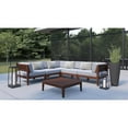 thumbnail image 5 of Linon Summerlyn Contemporary Corner Chair With Walnut Finish OD291WAL01U, 5 of 9