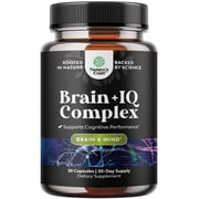 Nootropic Memory Supplement for Brain Support - Memory Pills for Brain Boost and Natural Energy Booster - Vitamin B 12 Bacopa Monnieri Rhodiola Rosea DMAE Ginkgo Biloba Phosphatidylserine Supplement
