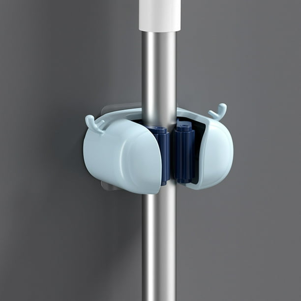 Adhesive Mop and Broom Holder Heavy Duty Storage Organizer for Brooms