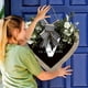 thumbnail image 3 of Guirnalda de 26 letras en forma de corazón con el apellido A Z para colgar en la puerta de entrada Guirnalda de primavera para colgar en la puerta de entrada, 3 of 3