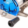 thumbnail image 3 of Blue Horizontal Drum Reel with Line for Ice Fishing, Fishing Gear, 3 of 4