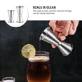 thumbnail image 2 of Monyance Bartending Measuring Cup 2Pcs Stainless Steel Double Jigger for Bar Party Cocktail Drink(3.46X1.65X1.54Inches), 2 of 10