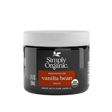 (Pack 6), Simply Organic Vanilla Bean Paste, 2 fl oz