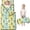 Cow and Sunflower Print, variant on Highland Cow and Flower Print Teens Toddler Nap Mat with Pillow, Sleeping Mat Bag for Preschool Daycare 50"x20"