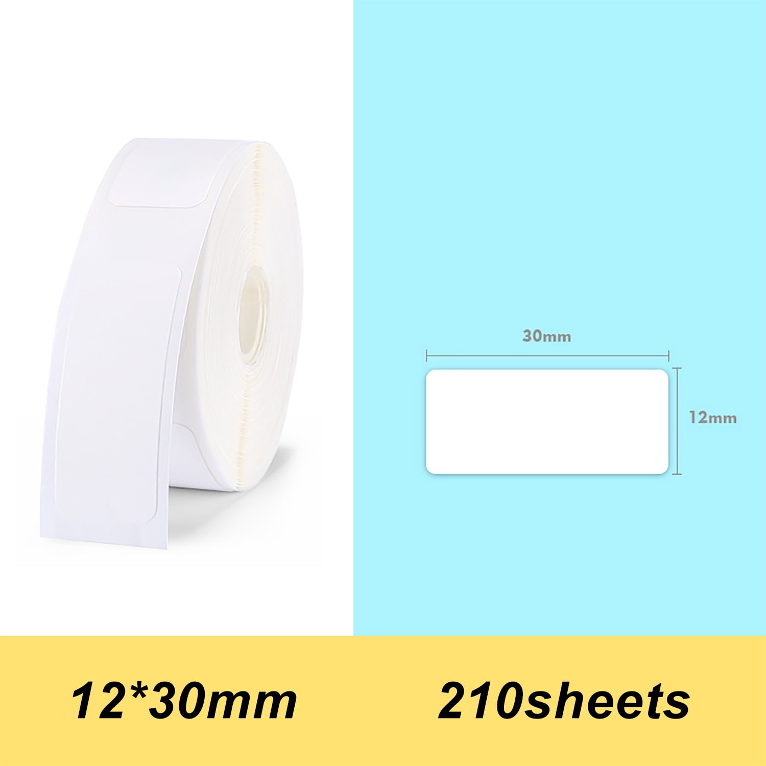 Niimbot Thermal Printing Label, Waterproof Tear Resistant, 210 Pieces Per Roll