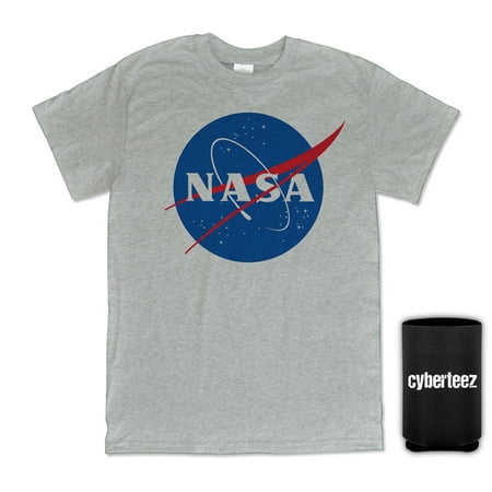 NASA Vector Logo Heather Gray T-Shirt + Coolie