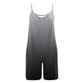 thumbnail image 6 of IROINNID Jumpsuit Shorts for Women Summer Leisure Printing Jumpsuit Loose Shorts With Pockets Jumpsuit Back straps,Gray, 6 of 7