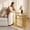 Clear+Gold, variant on 19.7" Round Glass End Table, 2-Tier Clear Tempered Glass Side Table, Modern Luxury Stainless Steel Legs Accent Table for Living Room & Home Office (19.70" x 19.70" x 21.26")(Black+Gold)