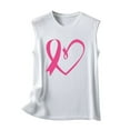 thumbnail image 5 of VKOYWKM Breast Cancer Survivor Shirts for Women Pink Ribbon Tank Tops Sleeveless Tshirt Tees Breast Cancer Gifts for Woman, 5 of 5