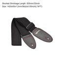 thumbnail image 2 of Guitarra Hombro Correas Cinturones Guitarra Ajustable Correa Negro para Guitarra Bajo Ukelele, 2 of 4